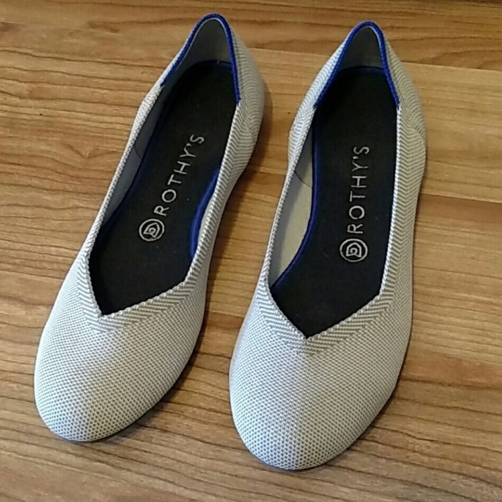 Rothy’s flats | flaxseed Birdseye | size 9